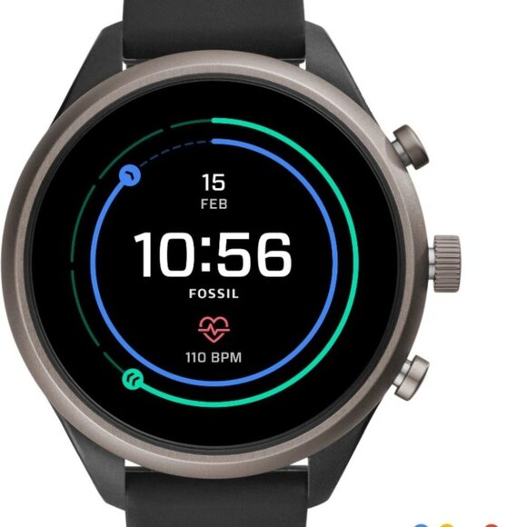 $275 MSRP| Fossil FTW6024 Women's Sport Smartwatch 41mm Aluminum- Open Box - Picture 2 of 6